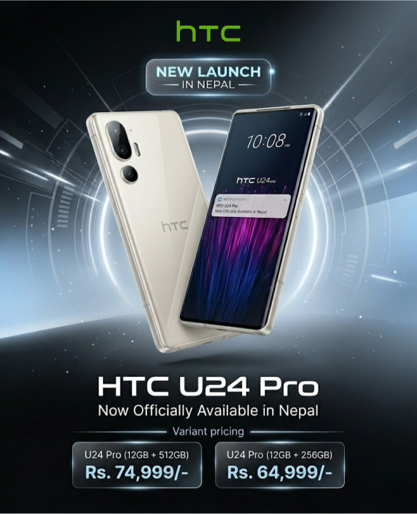 HTC Returns with the Powerful New U24 Pro– Now Available at DealMandu Nepal